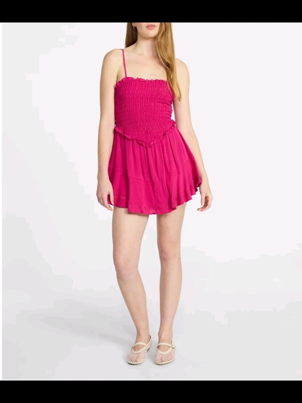 NWT No Boundaries Striped Cami Mini Dress Pink Orange Stripe Size XS(0-2) S(4-6)